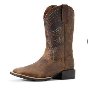 ARIAT Sport Wide Square Toe Western Boot
